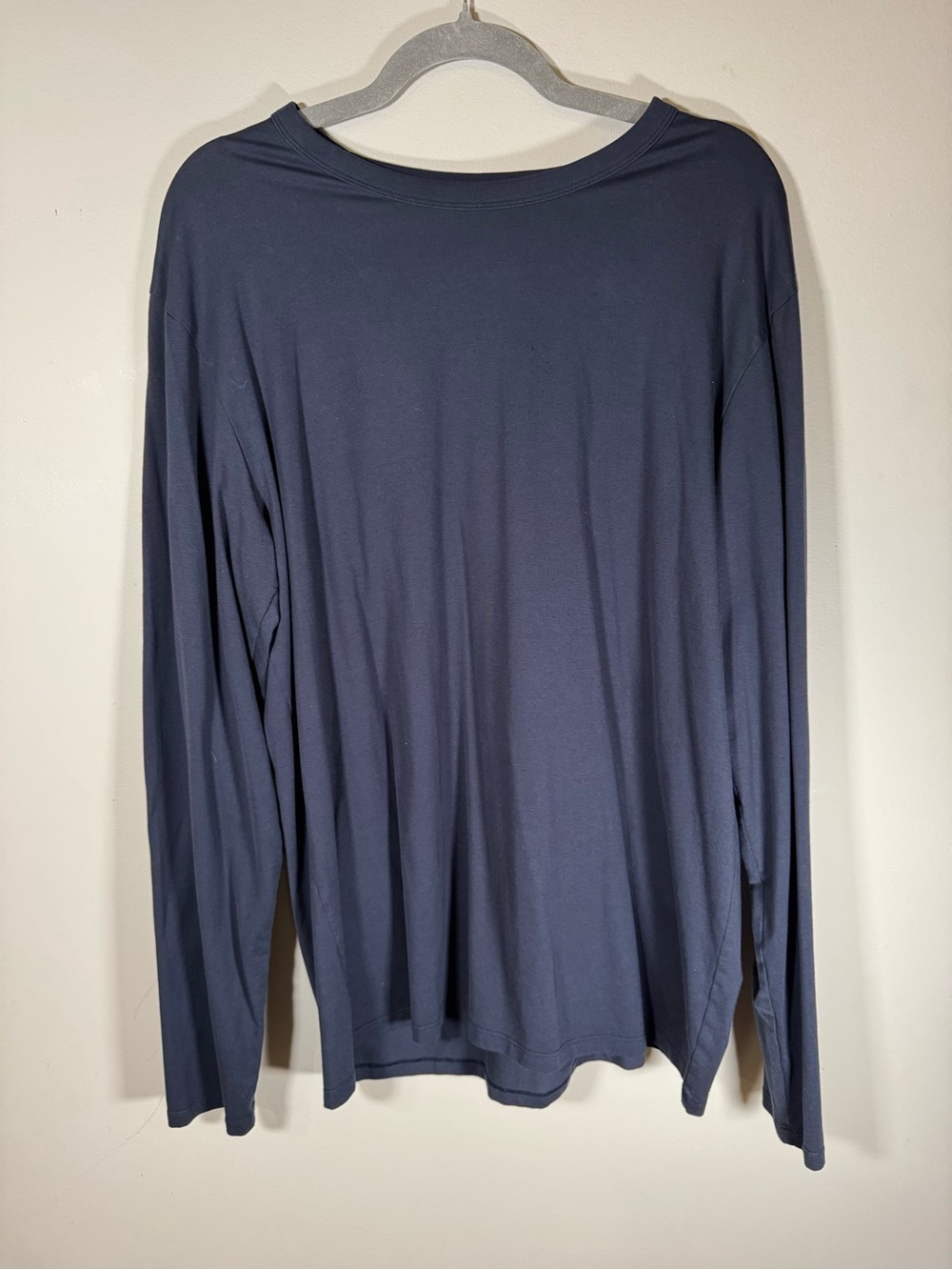 lululemon athletica Men's Long-Sleeve Crew - black gray XL